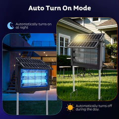 OnBeam Solar Bug Zapper with ground stakes and extension cable