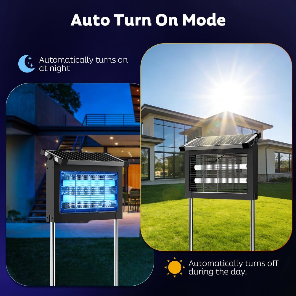 OnBeam Solar Bug Zapper with USB charging cable
