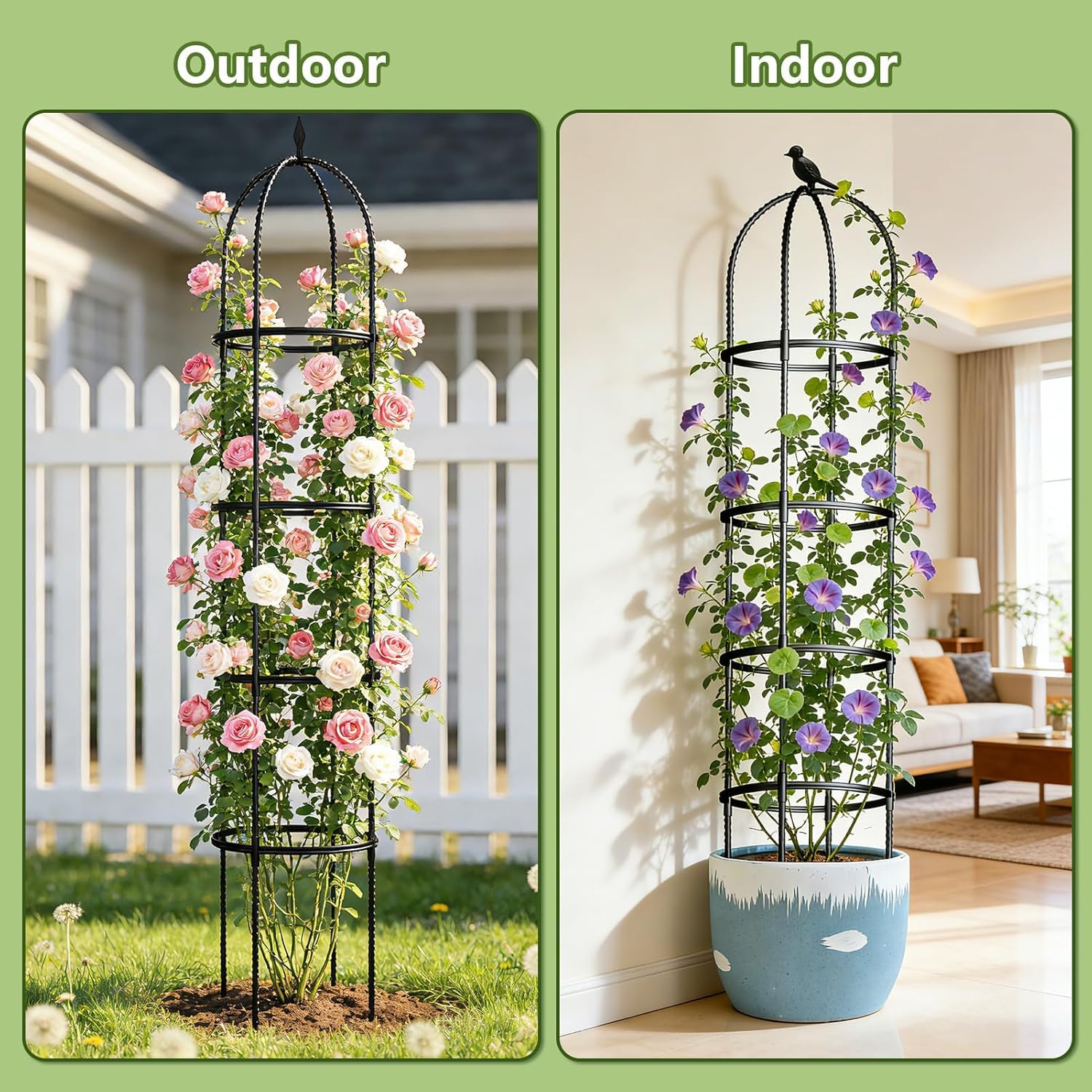 ONEANU Obelisk Trellis disassembled for storage