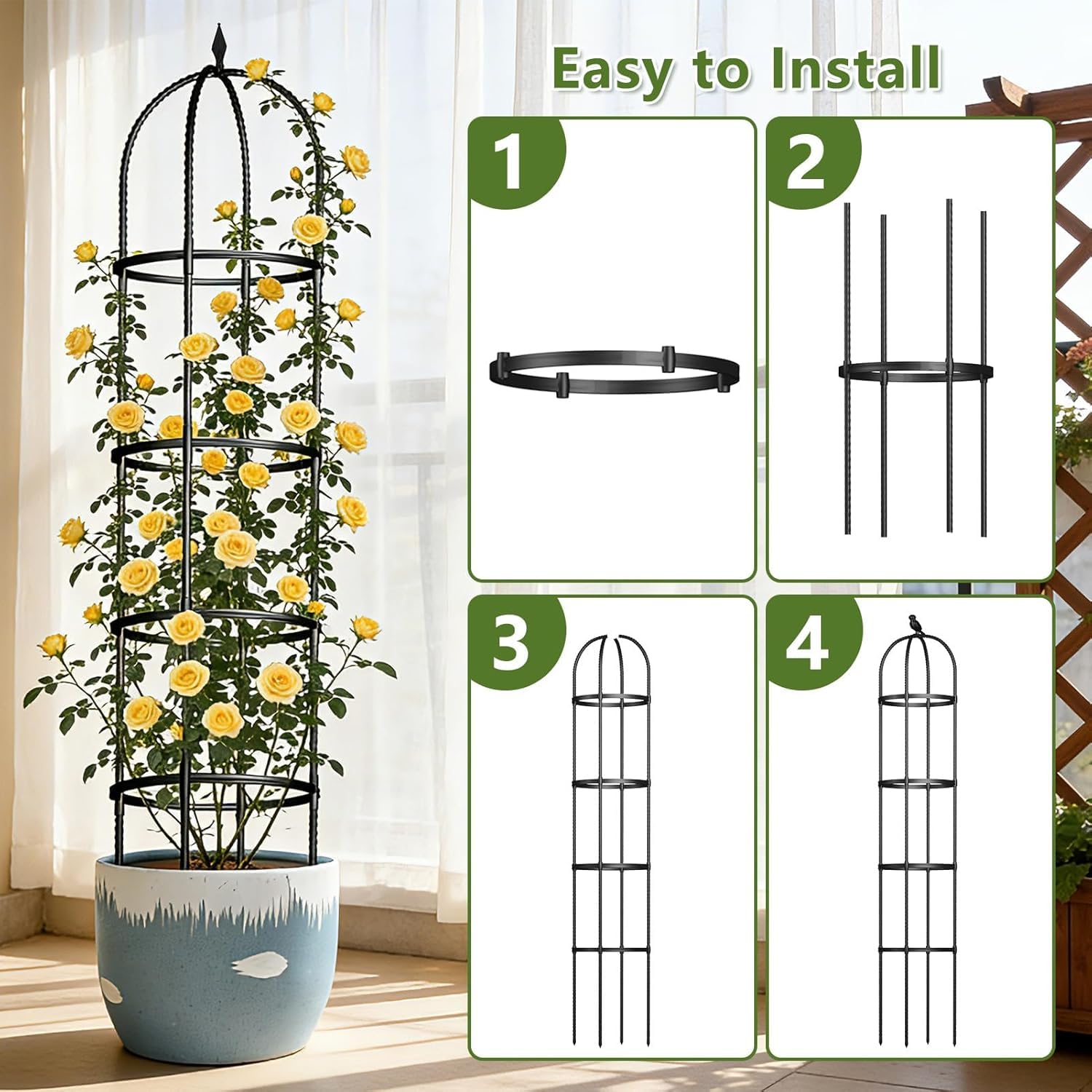 ONEANU Obelisk Trellis packaging details