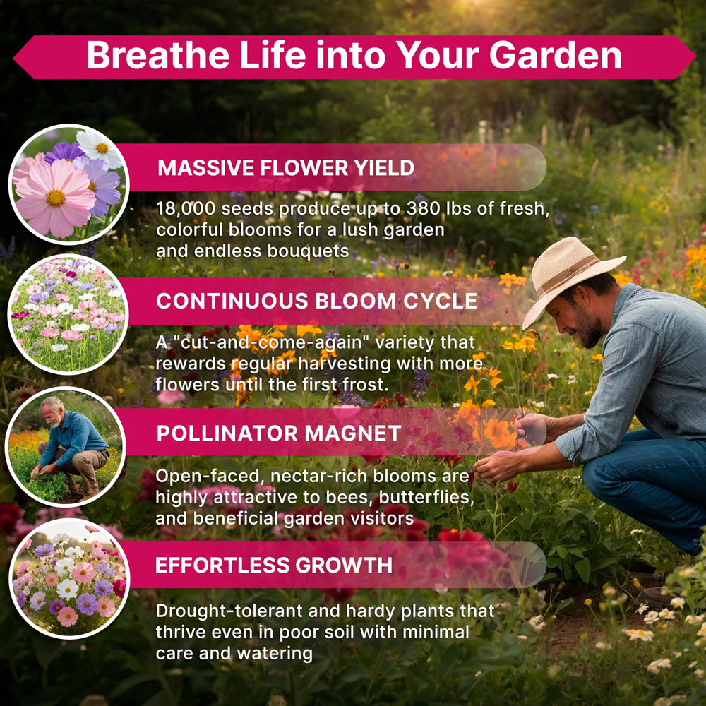 Online growing guide QR code on seed packet