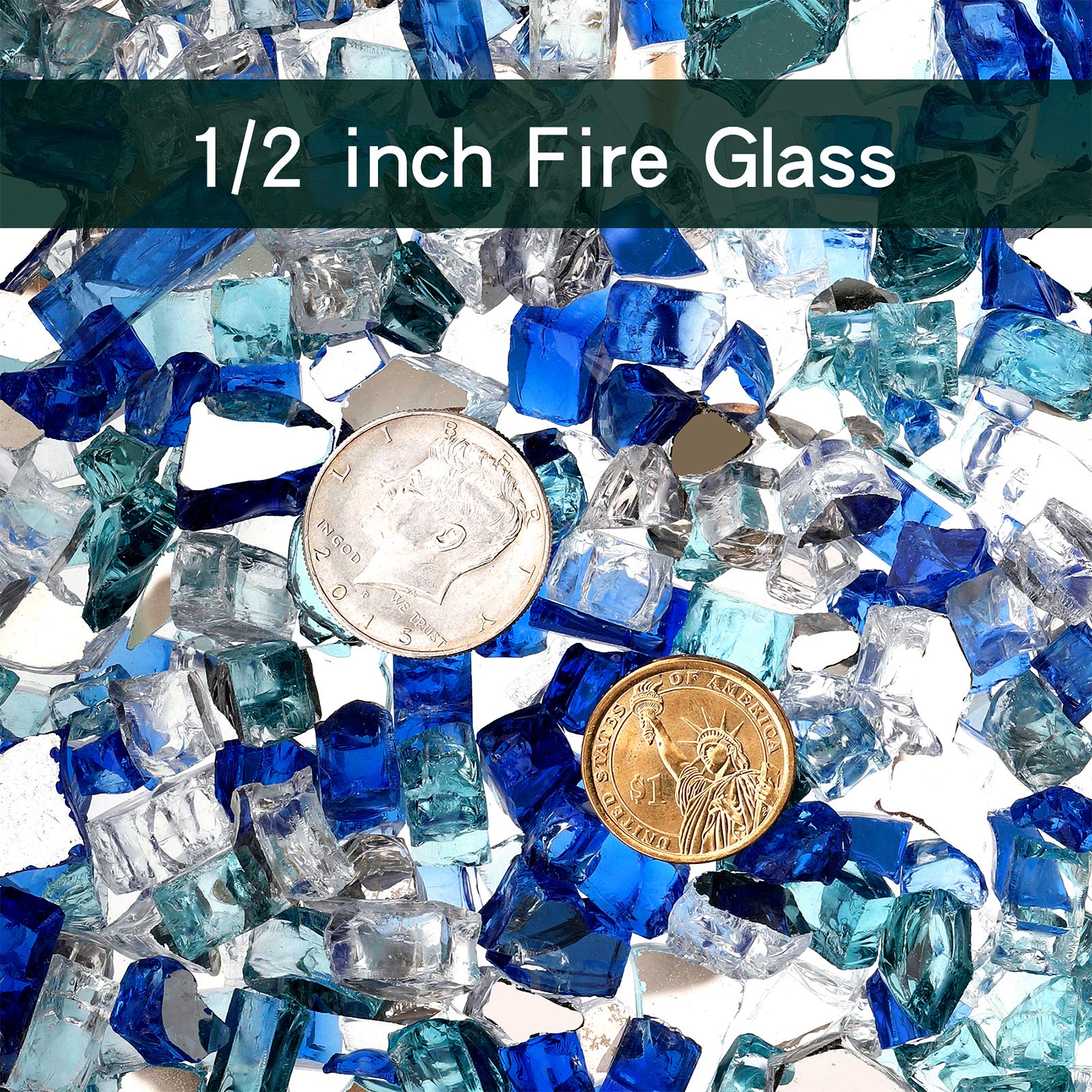 onlyfire fire glass rocks in a decorative fire pit