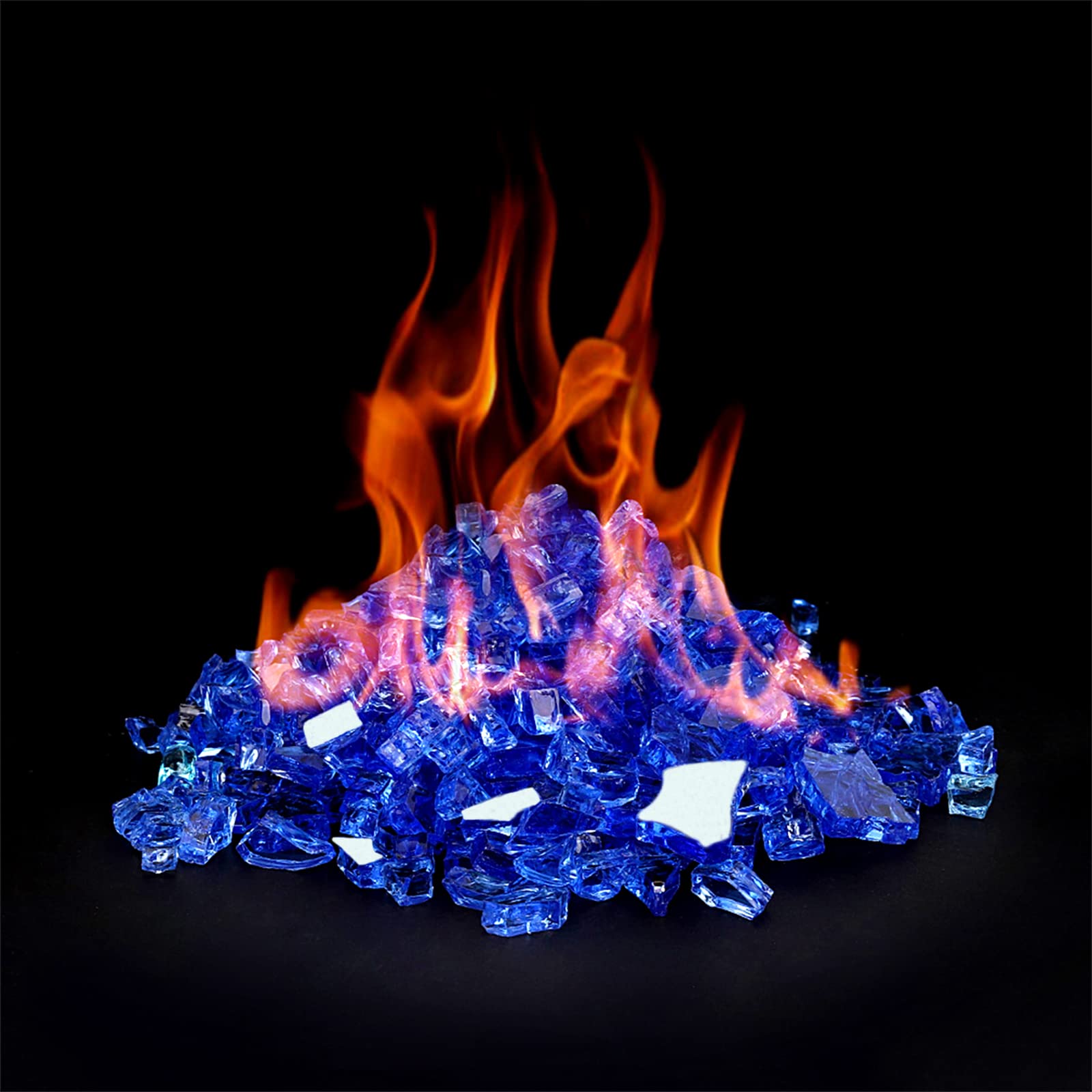 onlyfire fire glass rocks with flames