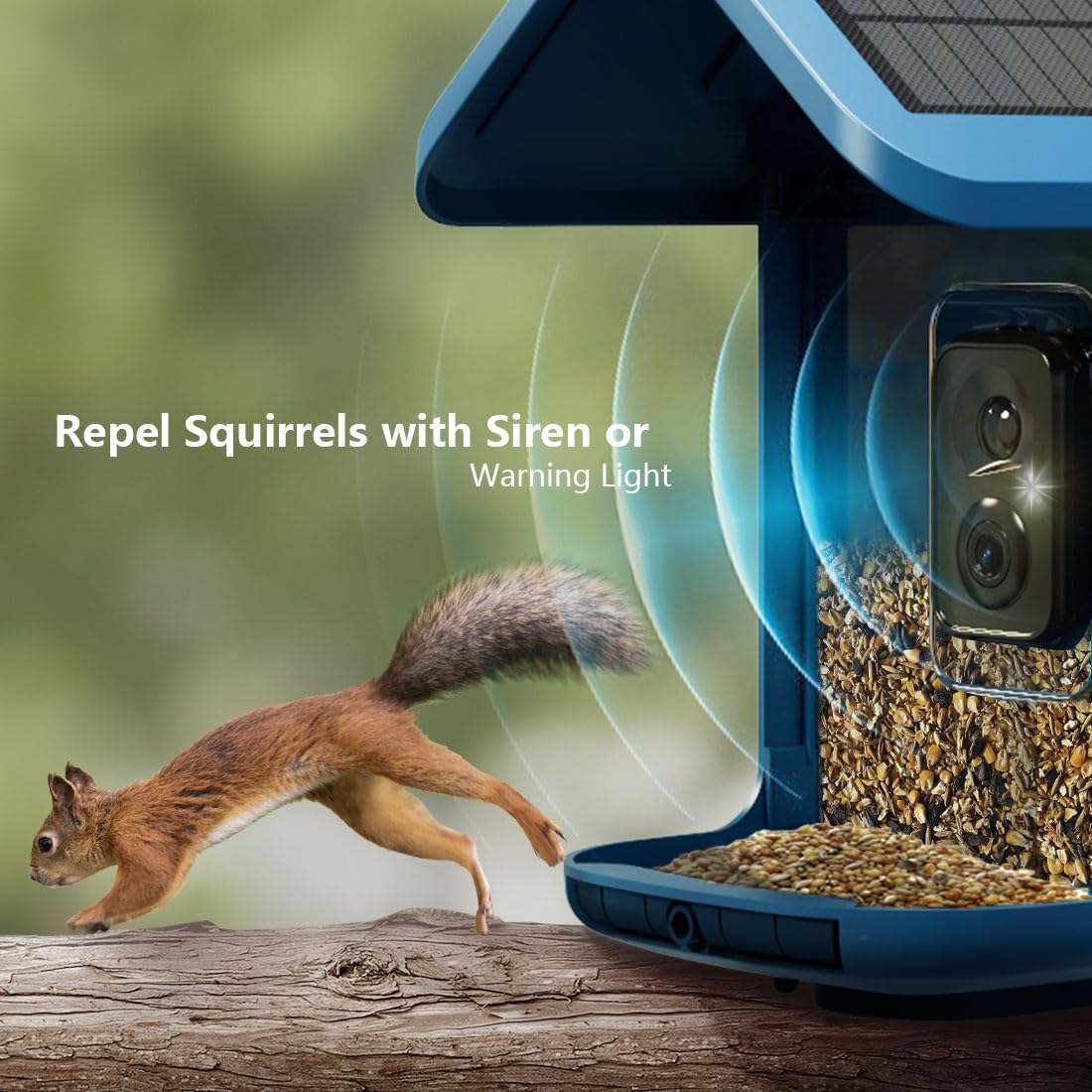 onlyfly Smart Bird Feeder with nectar feeder add-ons