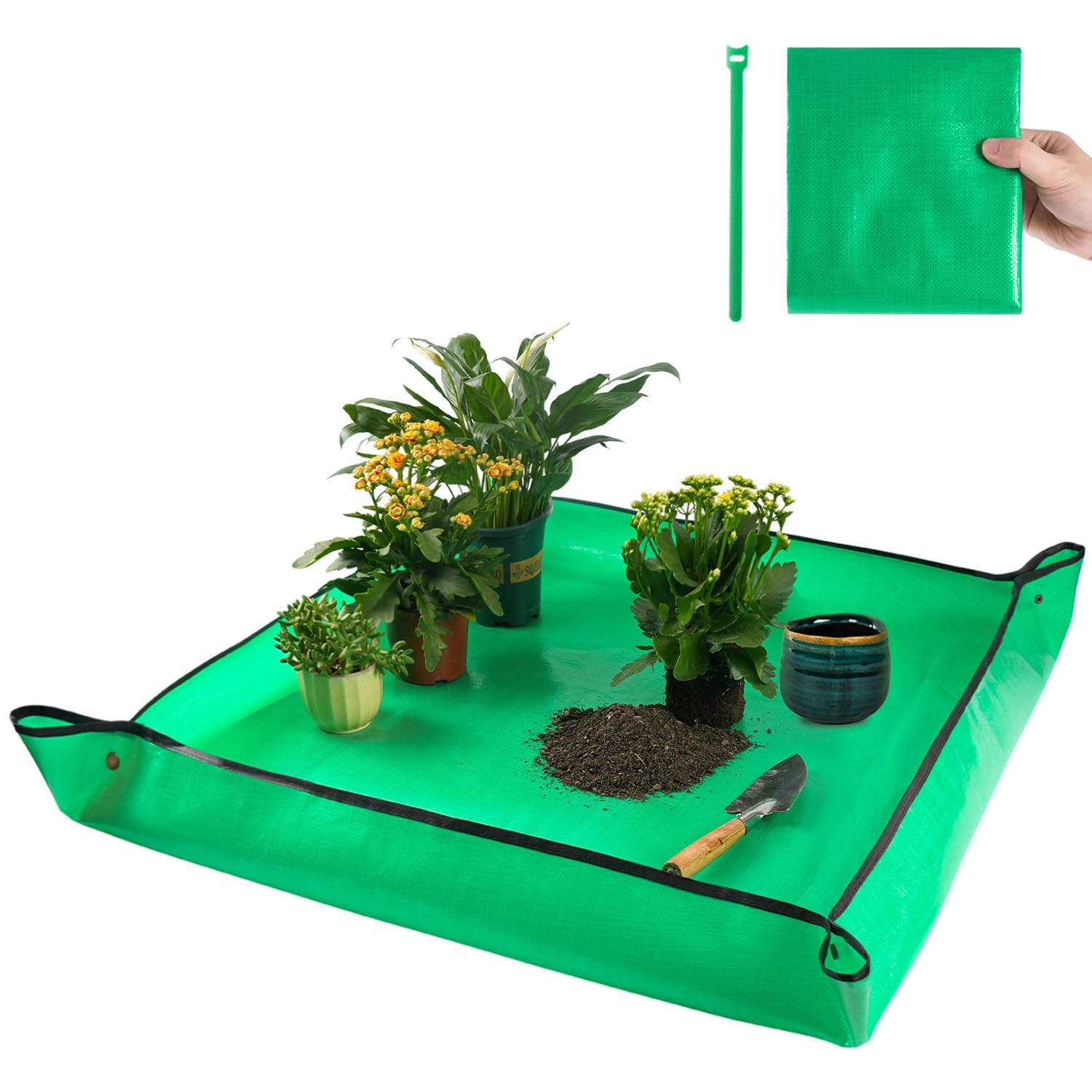Onlysuki Extra Large Waterproof Potting Mat front view