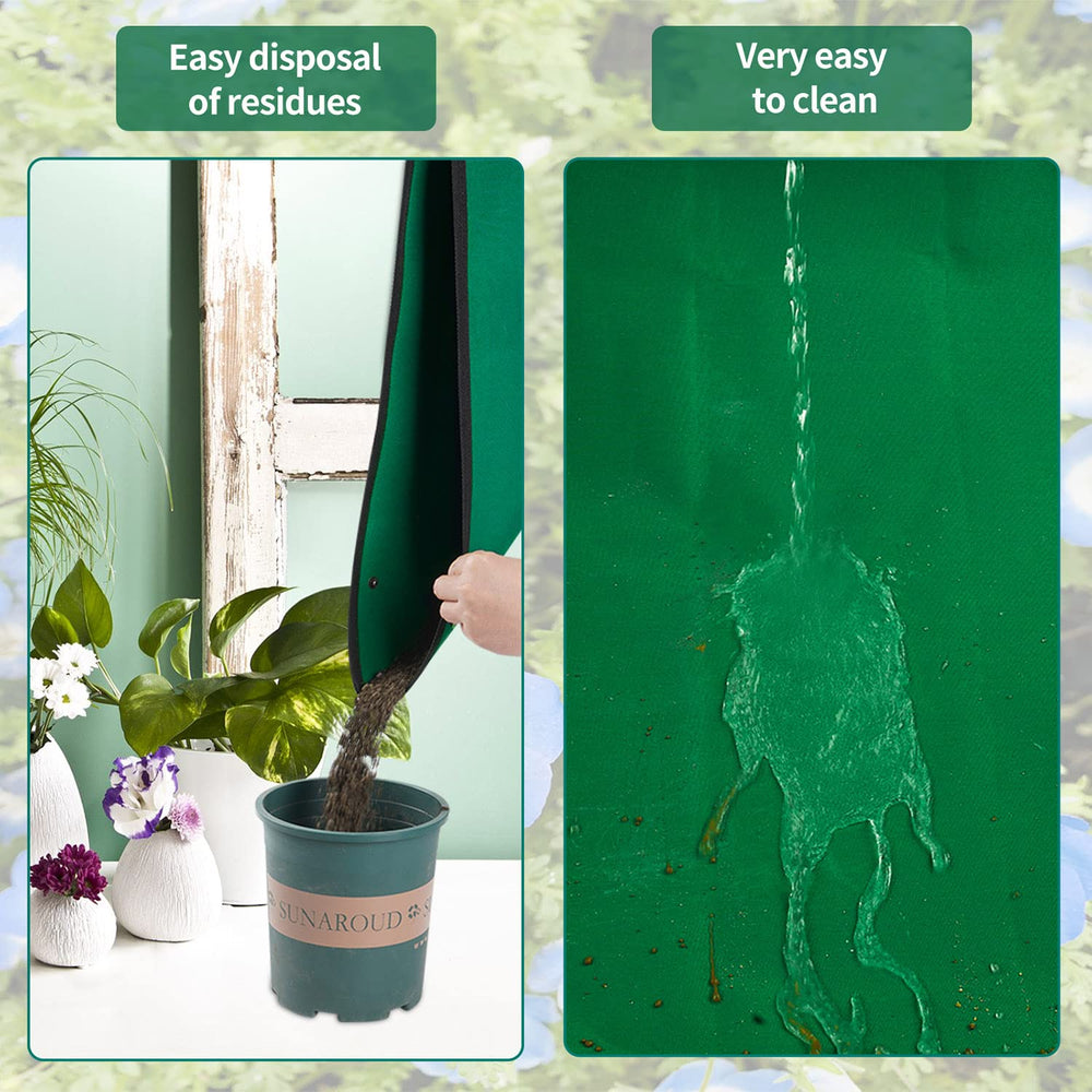 Onlysuki Plant Repotting Mat with Velcro strap for easy storage