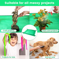Onlysuki Potting Mats in use for transplanting plants