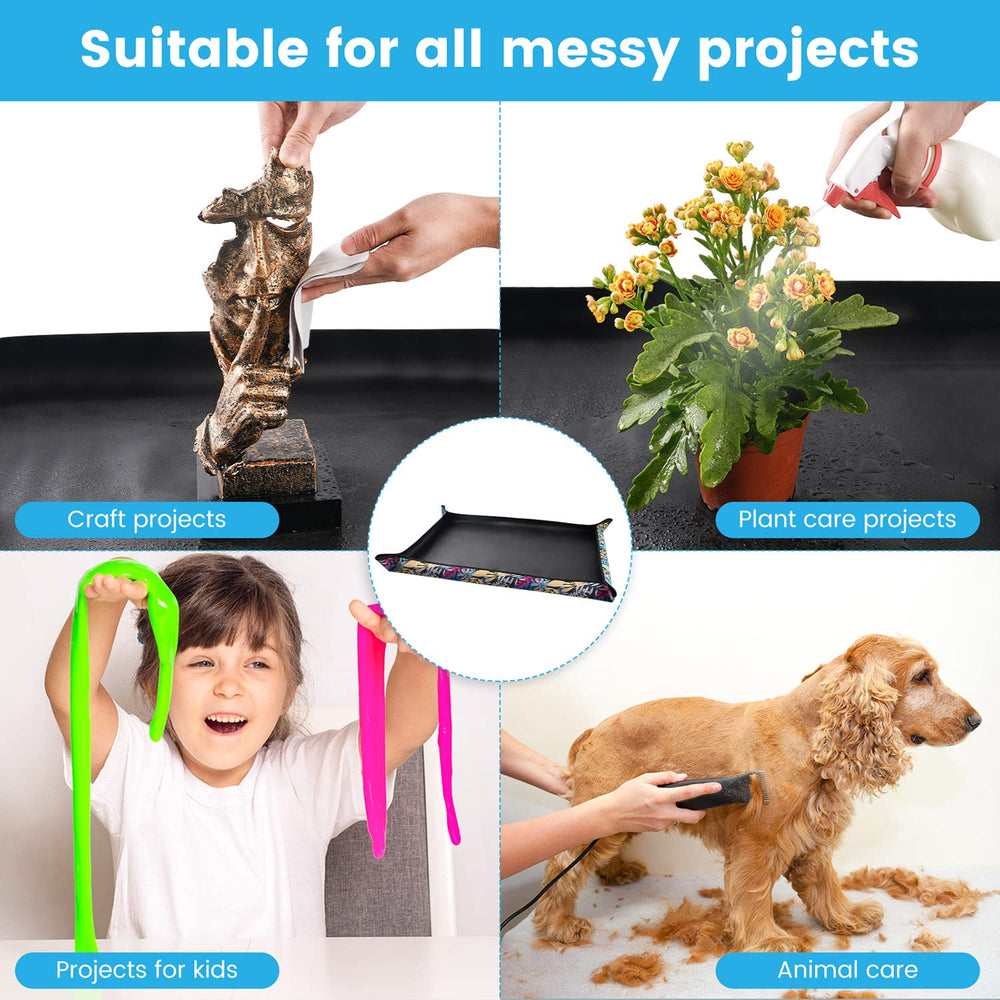 Onlysuki repotting mat folded for storage