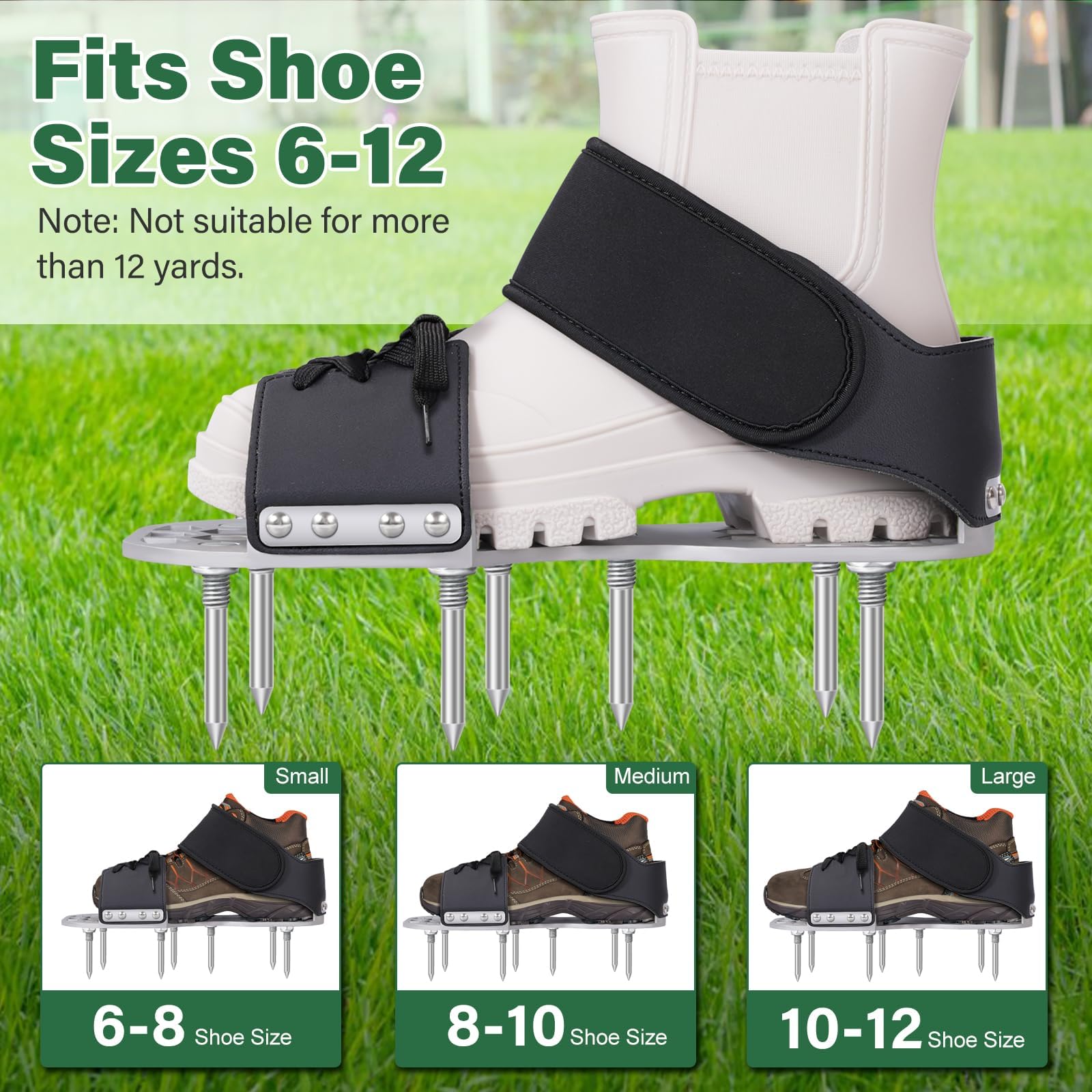 onoxouo Lawn Aerator Shoes pack with product details