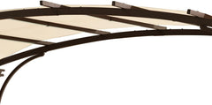 ontheway Universal Pergola Replacement Cover beige fabric close-up