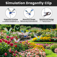Ontuz 3D Dragon Fly Clip, detailed wings showing intricate patterns