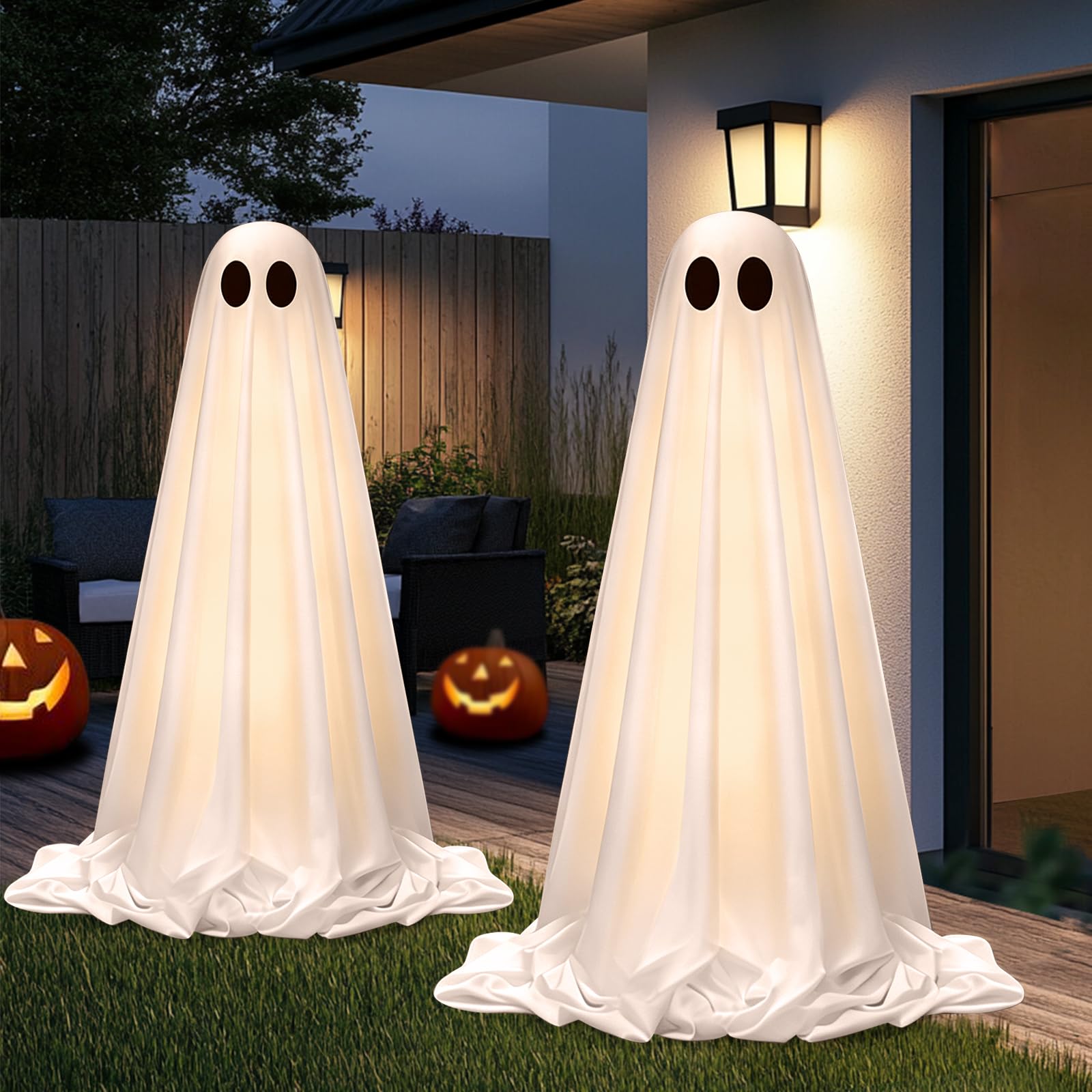 OOBILA packaged Halloween ghost decoration set
