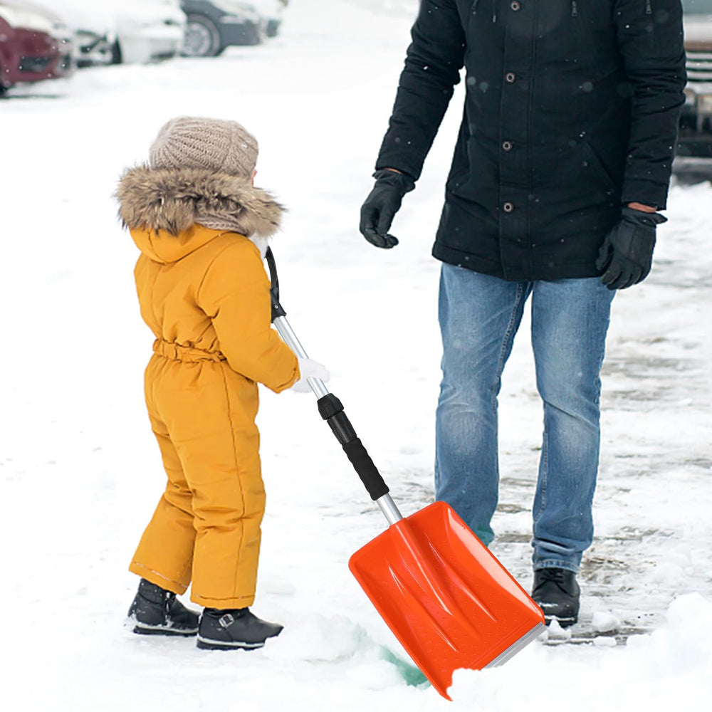 OPELETNNT Kids Snow Shovel in use by a child