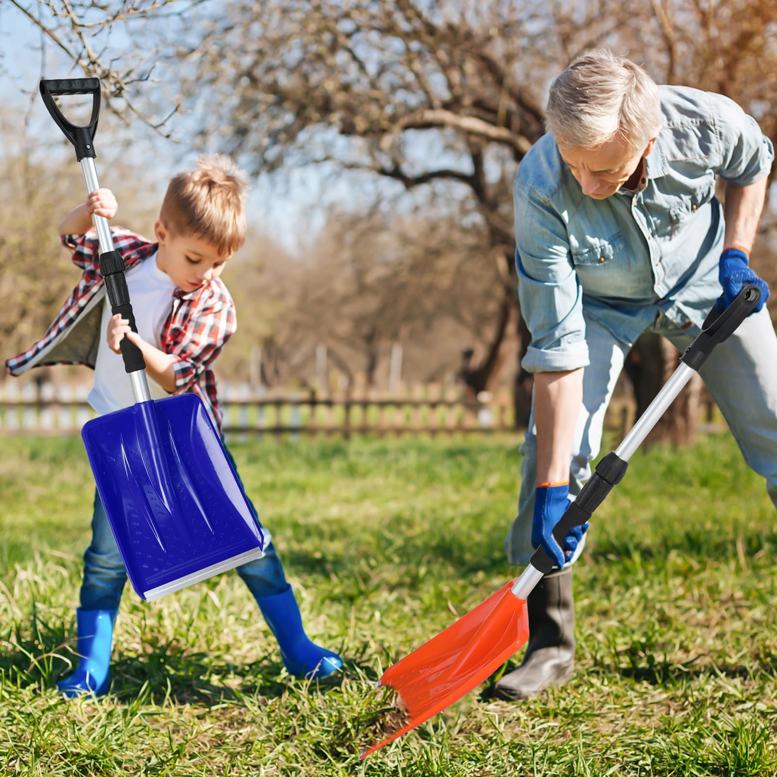OPELETNNT Kids Snow Shovel packaging view