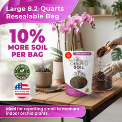 Open bag of Leaves and Soul Orchid Soil Mix