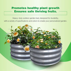 Open bottom design of GARDMAX raised garden bed