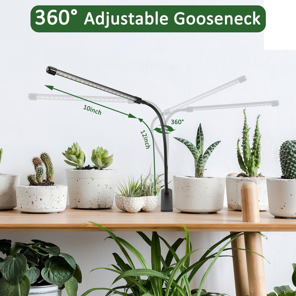 OPENBEAUTY LED Grow Light 20W in a greenhouse setting