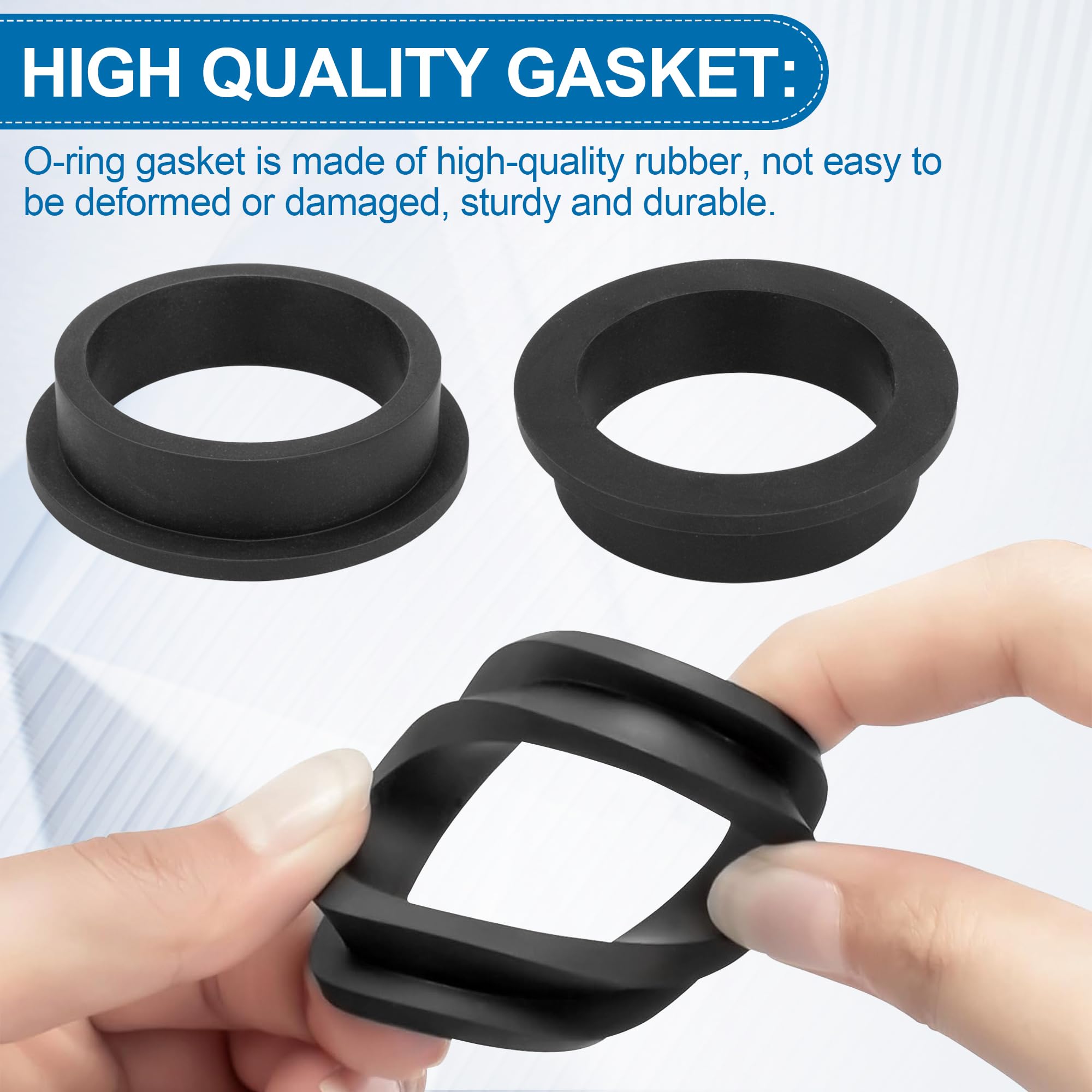 Ophjerg L-Shape O-Ring Gasket showing compatibility with Intex models