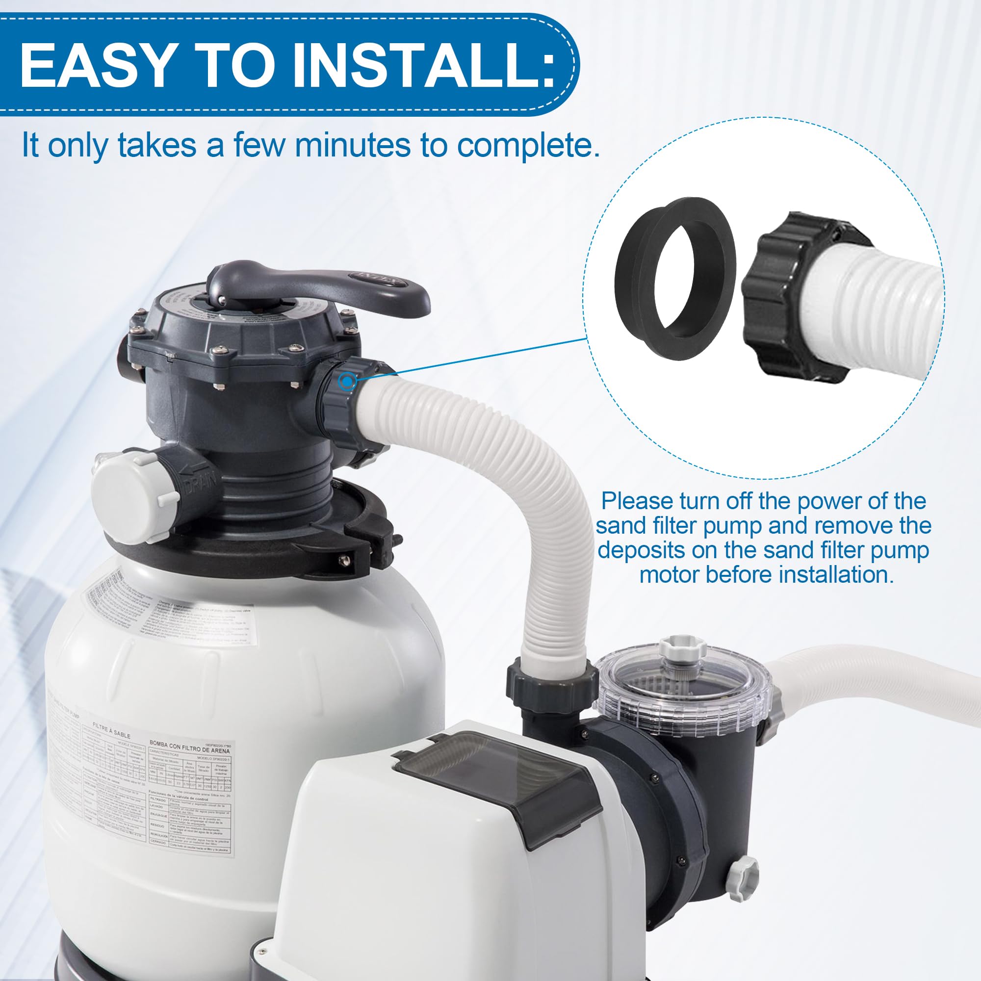 Ophjerg O-Ring Gasket for pool hose connection