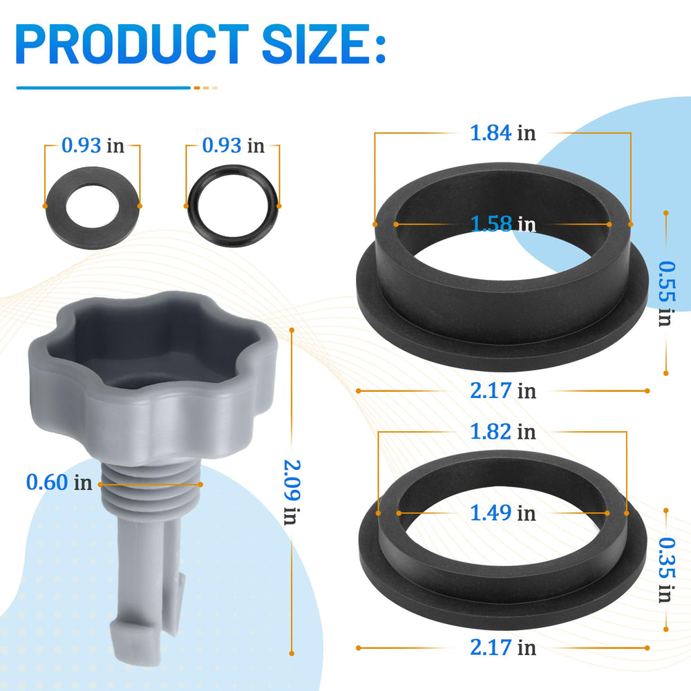 Ophjerg Sand Filter Pump Gasket Kit contents including various O-rings