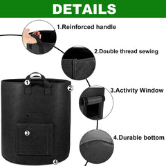 OPPOLIFE Potato Grow Bag with flap window