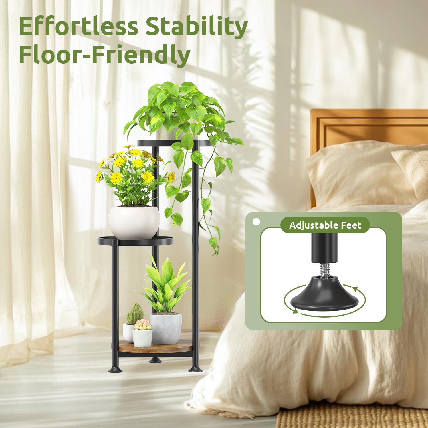 Oppro 3 Tier Plant Stand assembly instructions