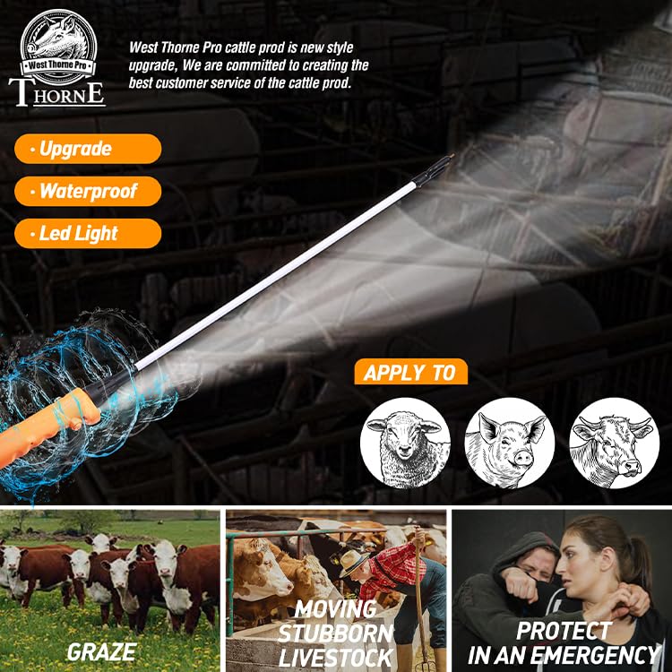 Orange West Thorne Pro Livestock Prod in a field