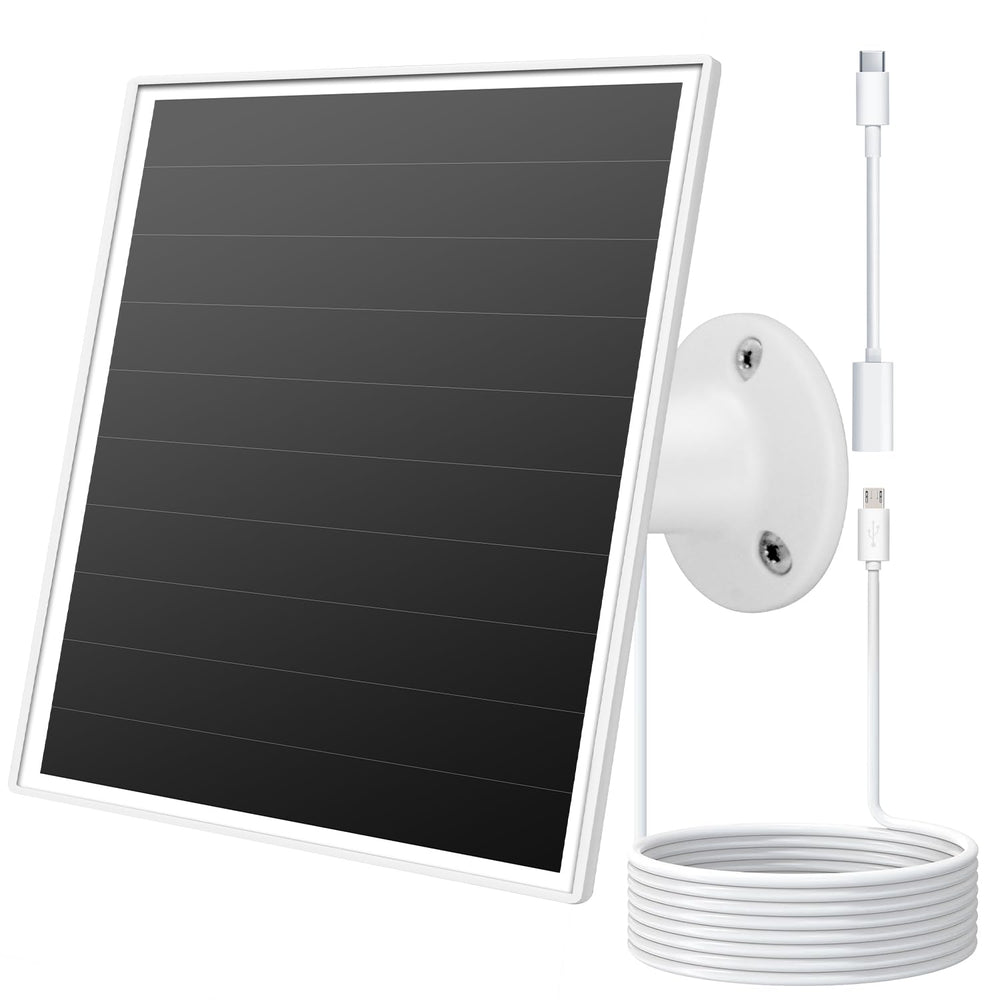 Orayafid 6W Solar Panel front view with adjustable bracket