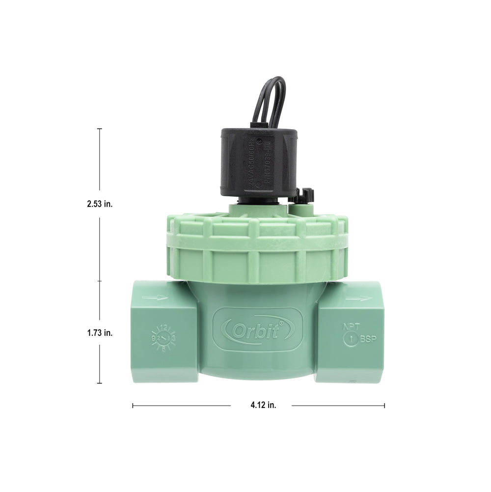 Orbit 1-Inch NPT Jar Top Valve with packaging