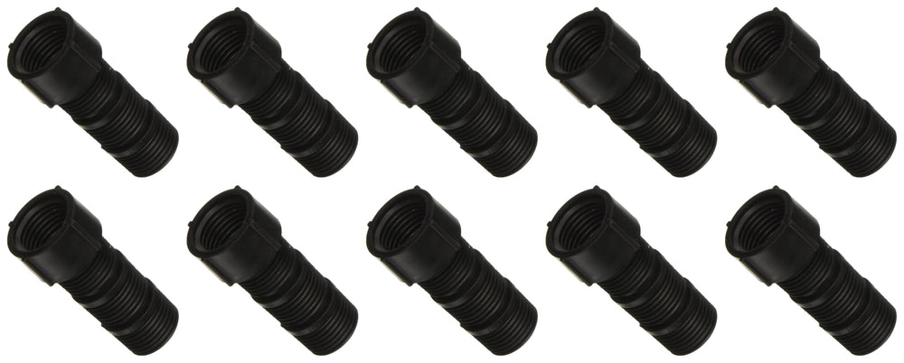 Orbit 10-Pack 1/2" x 2-1/2" Cut-Off Sprinkler Riser Extensions, black