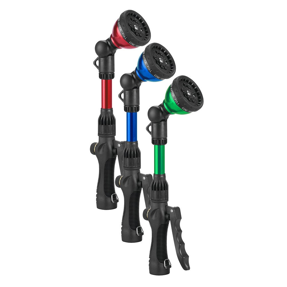 Orbit 14-Inch Wand in a garden setting watering plants