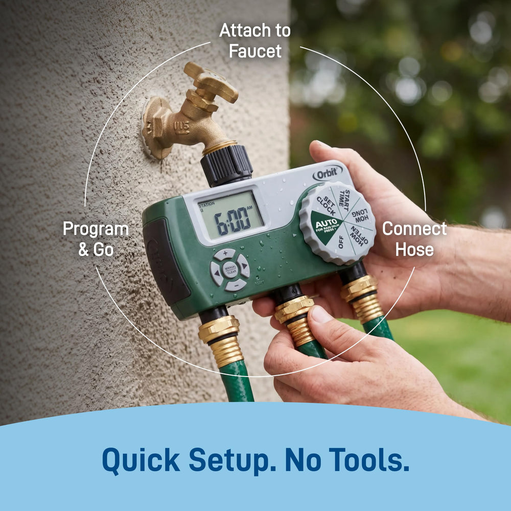 Orbit 3 outlet watering timer packaging
