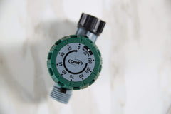 Orbit 3-Pack Mechanical Timer showing watering duration settings
