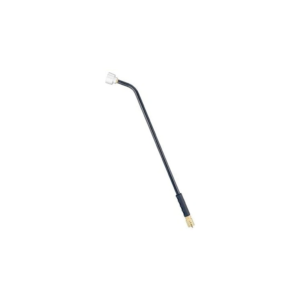 Orbit 33-Inch Shower Wand with Shut Off, Black front view