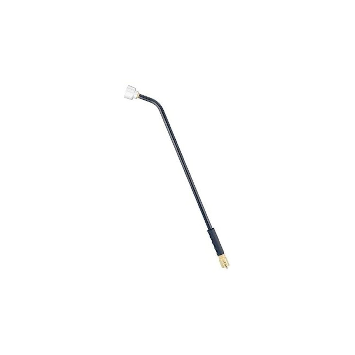 Orbit 33-Inch Shower Wand with Shut Off, Black front view