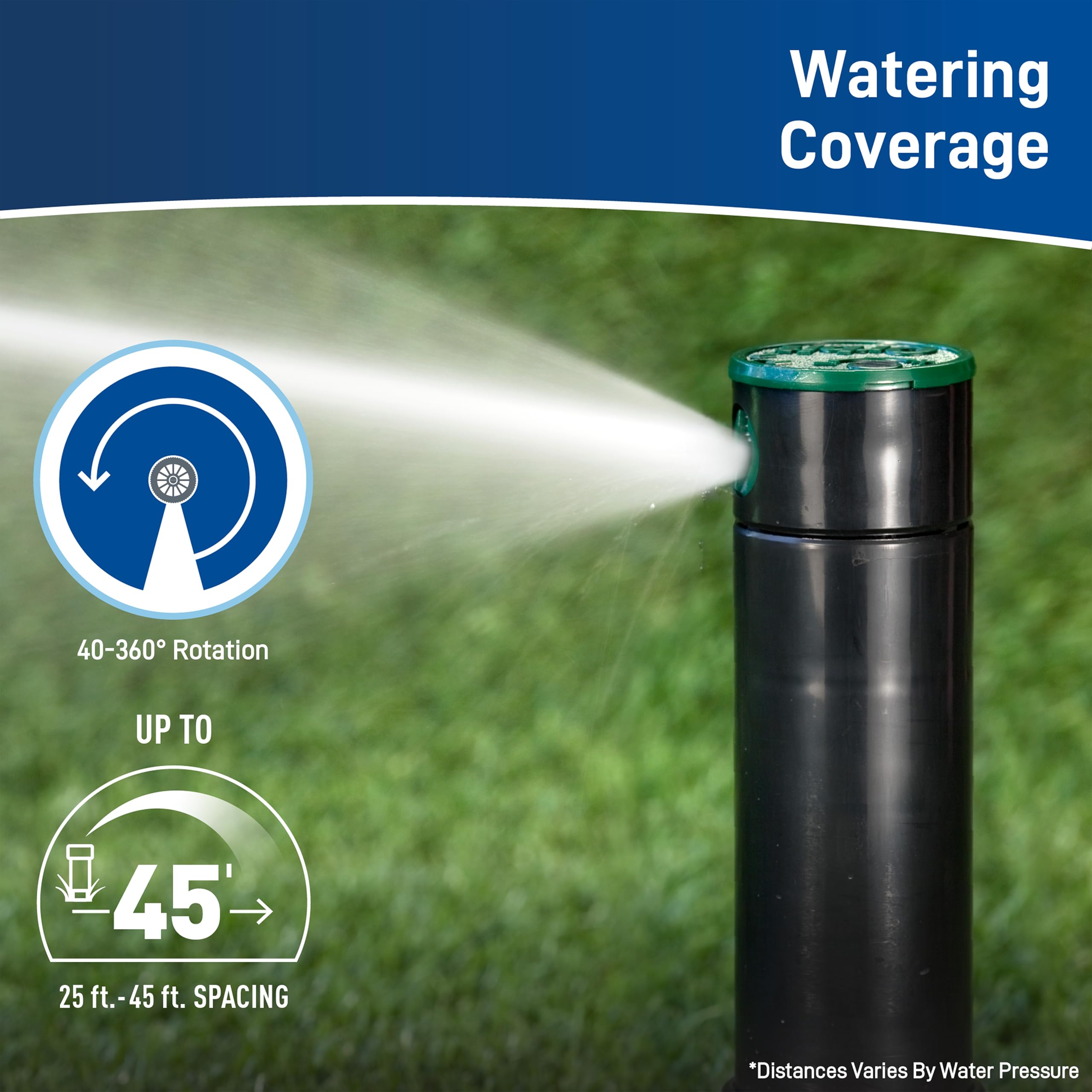 Orbit 55460 Sprinkler in a garden setting