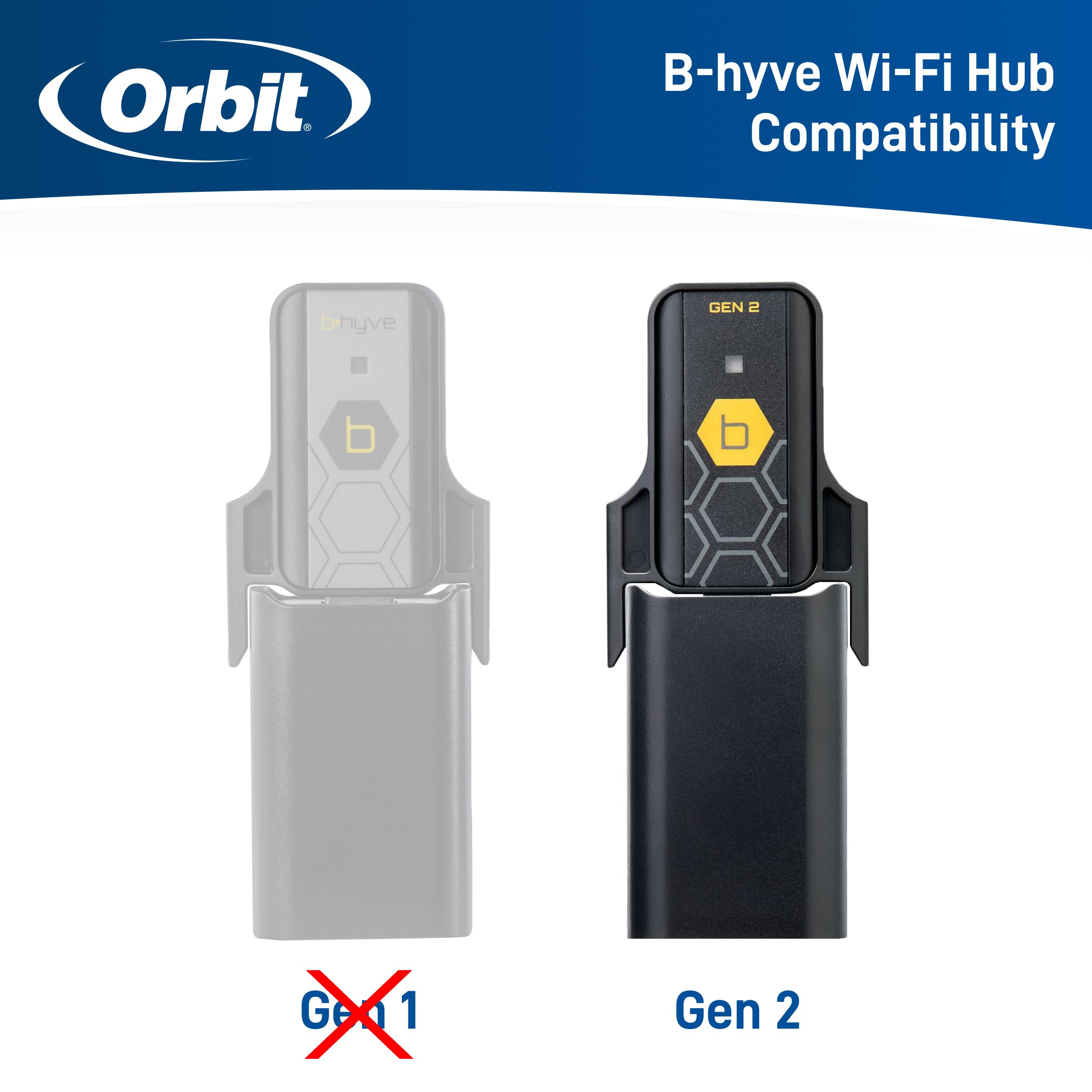 Orbit B-hyve Smart Hose Timer showing app connectivity feature