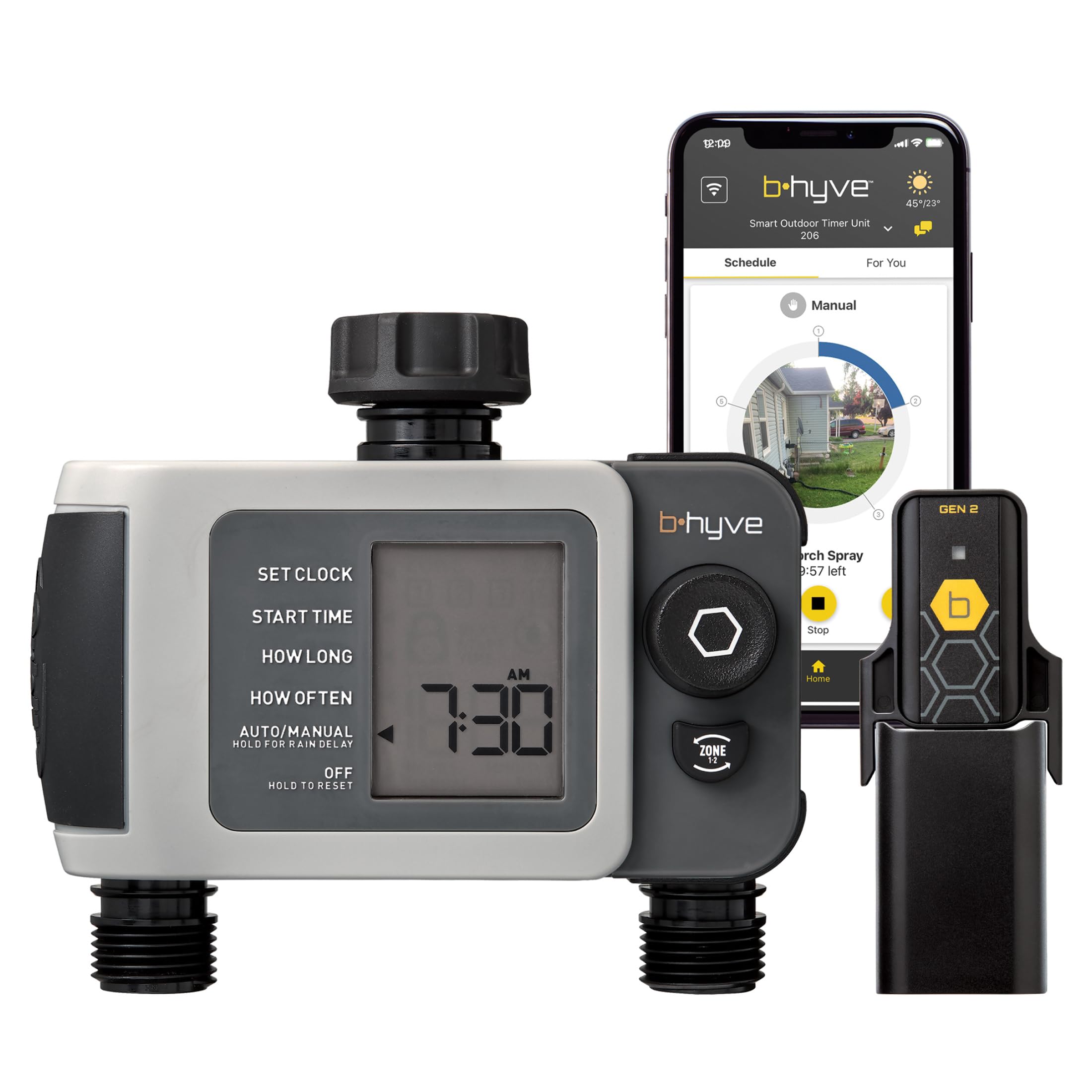 Orbit B-hyve XD Smart Hose Timer front view