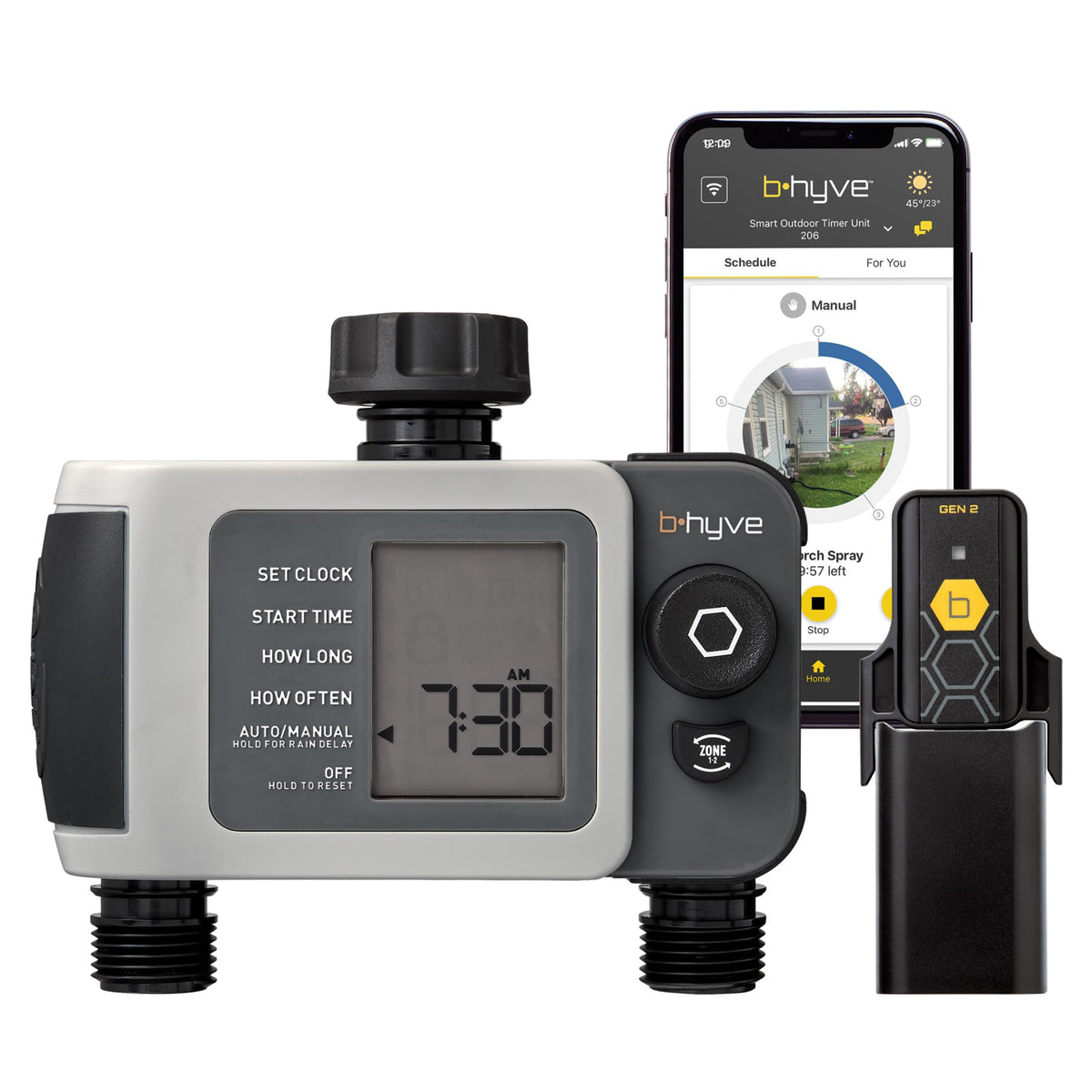 Orbit B-hyve XD Smart Hose Timer front view