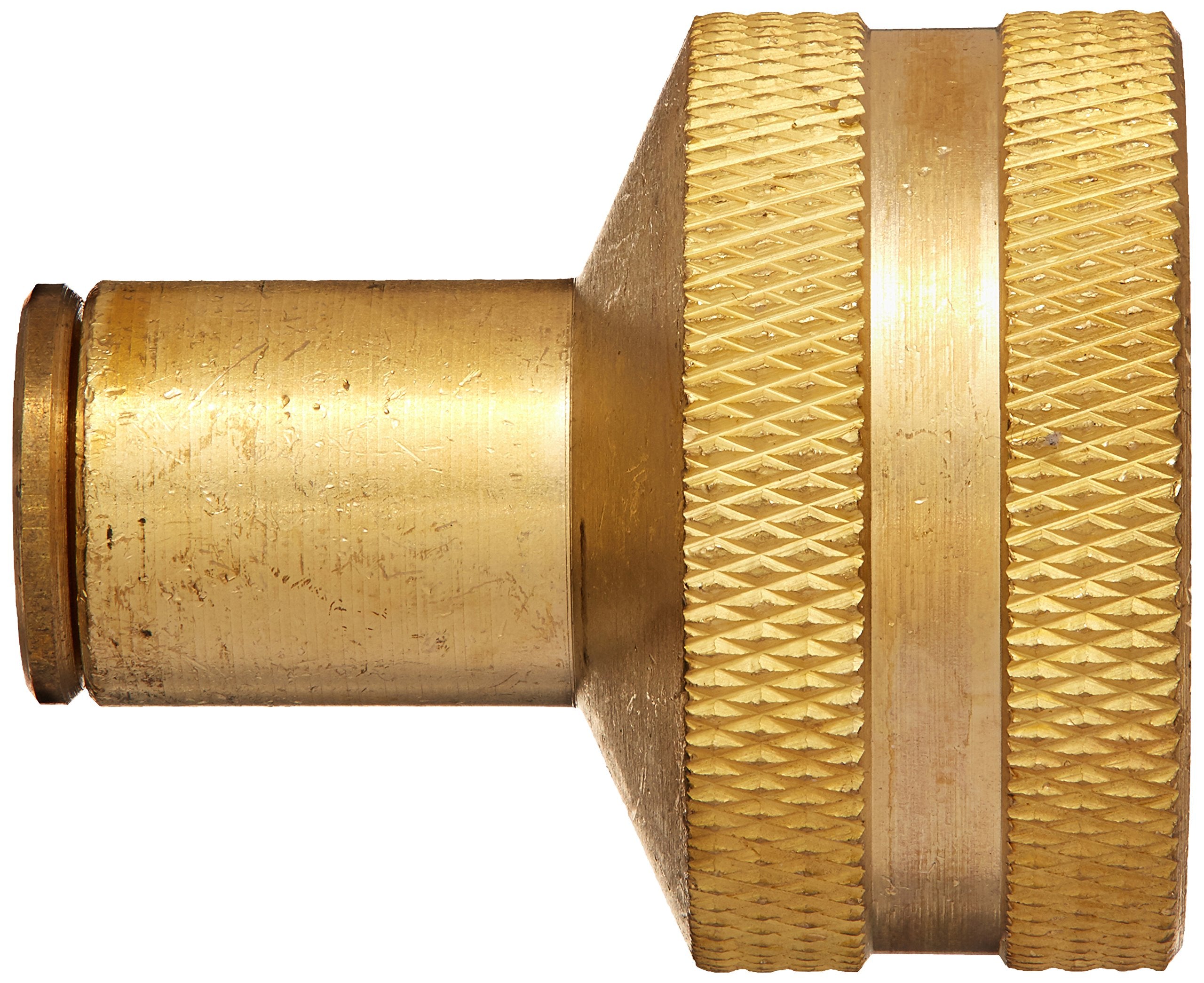 Orbit Brass Slip Lok Hose Adapter packaging and specifications