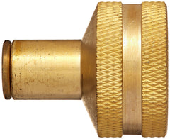 Orbit Brass Slip Lok Hose Adapter packaging and specifications