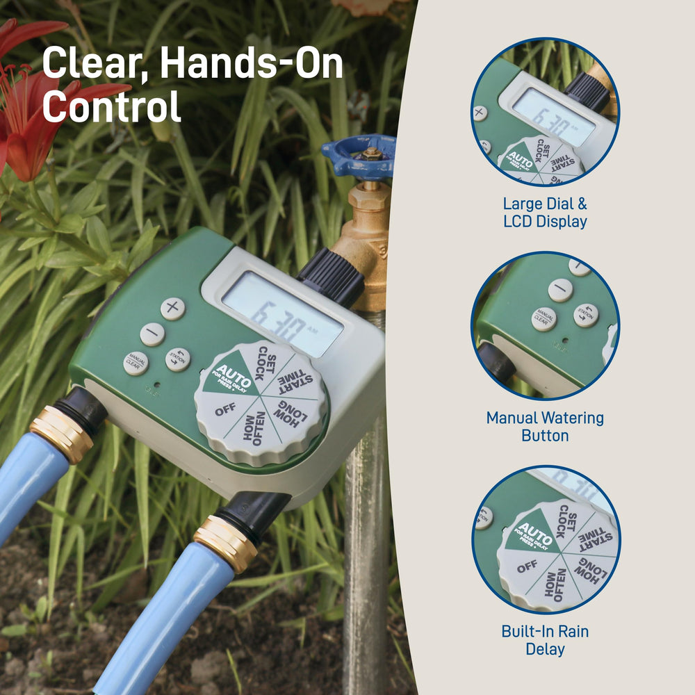 Orbit Digital Hose Timer with built-in rain delay feature