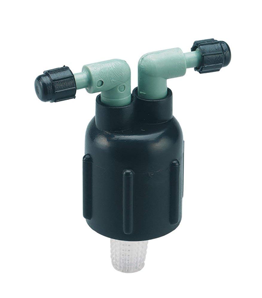 Orbit DripMaster 2-Port Manifold side view showing barbs