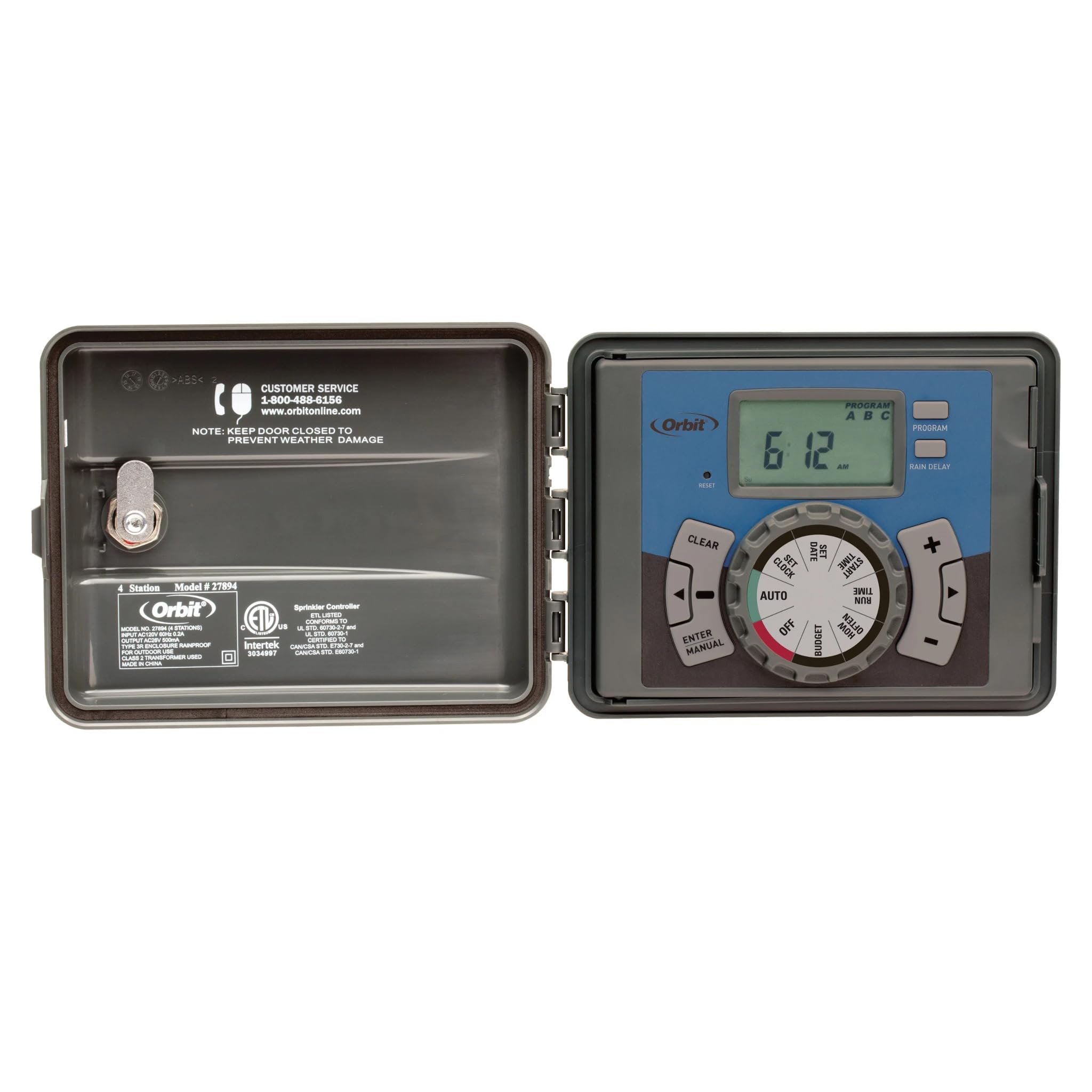 Orbit Easy Set Logic 4-Station Sprinkler Controller front view