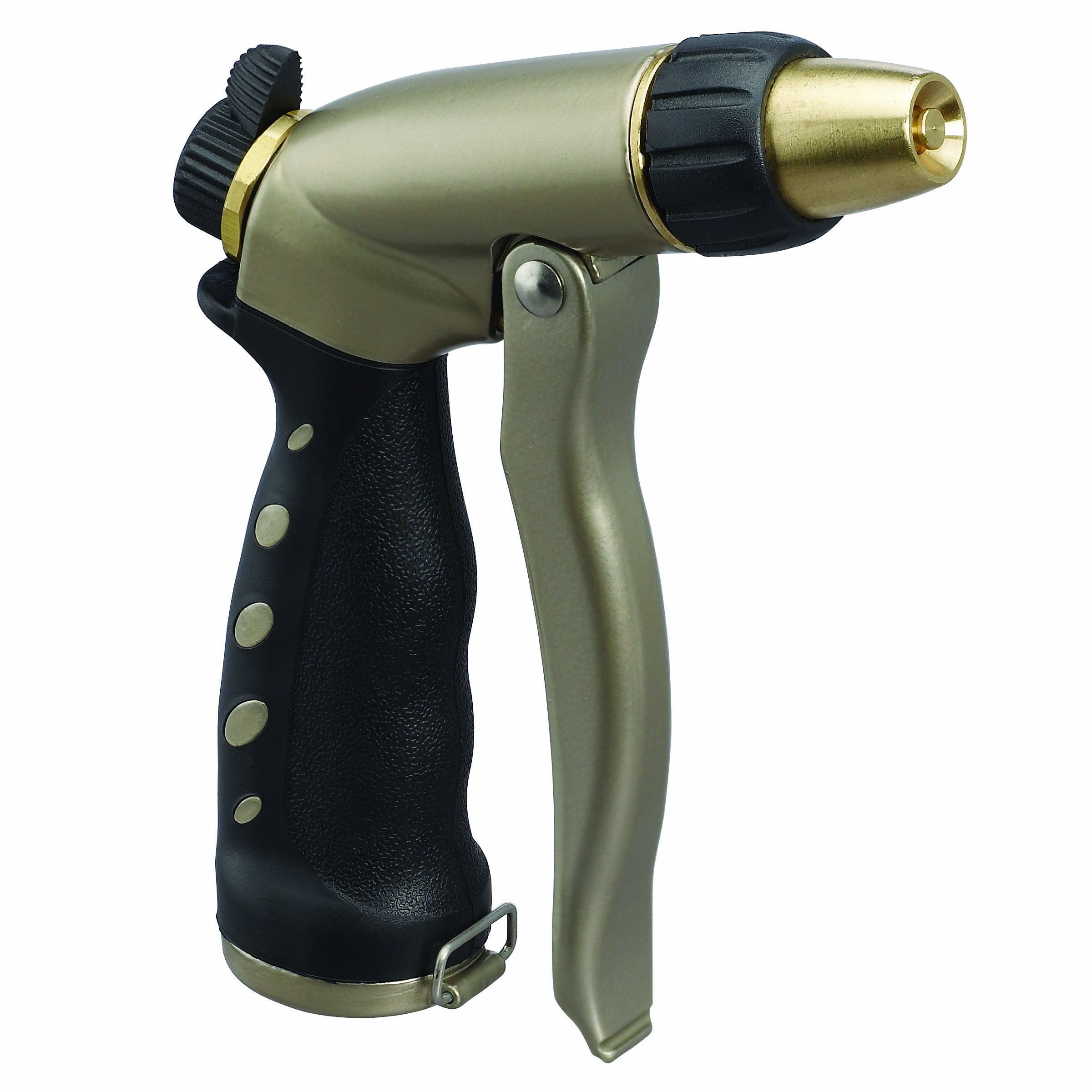 Orbit Front Trigger Adjustable Hose Nozzle in Titanium