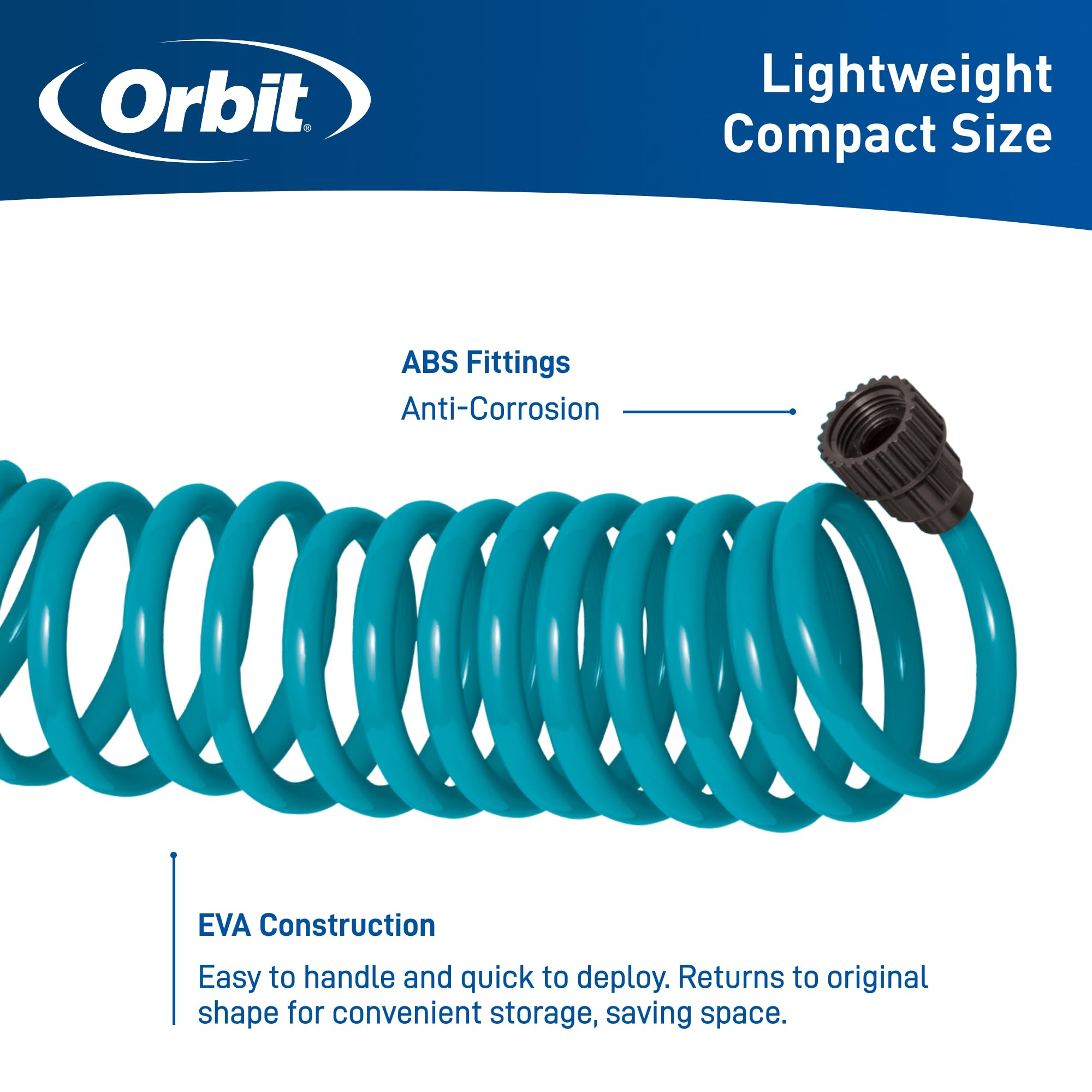 Orbit hose in use watering plants