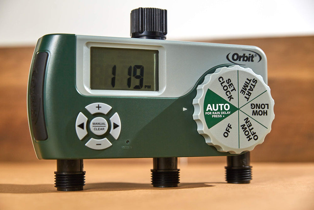 Orbit Hose Timer green model with LCD screen