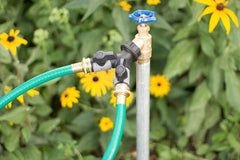 Orbit Hose Y Shut-Off Valve showing shut-off levers and connection details