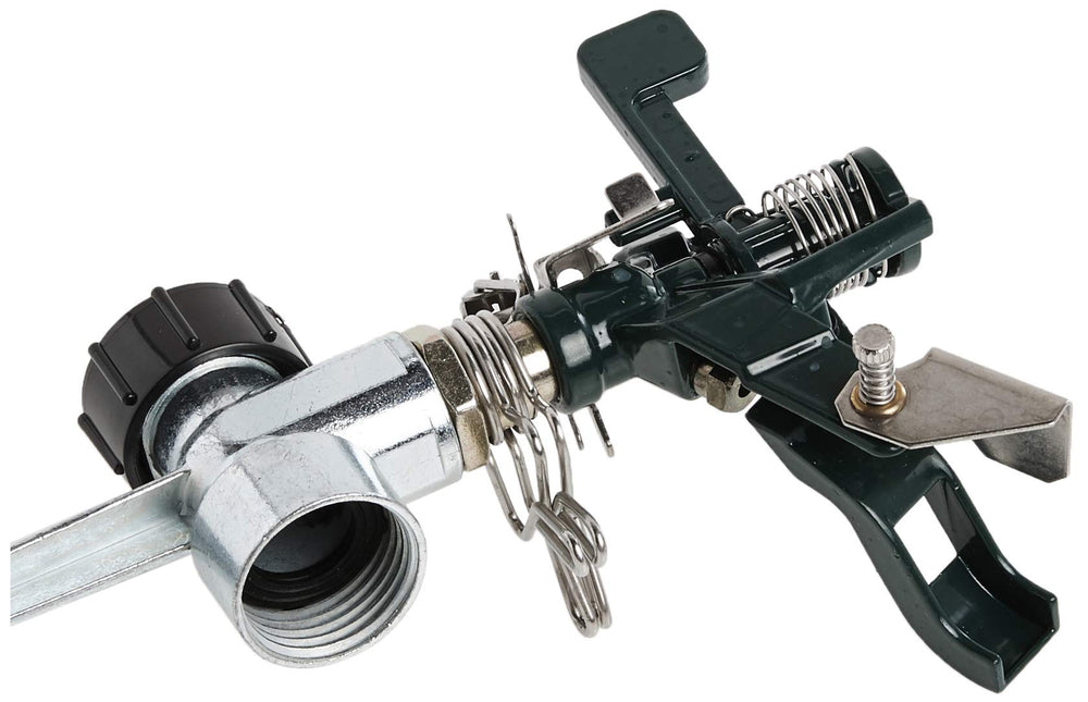 Orbit Impact Sprinkler demonstrating large-area coverage