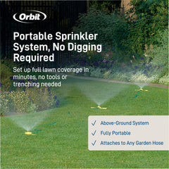 Orbit Port-A-Rain complete watering system with interchangeable nozzles